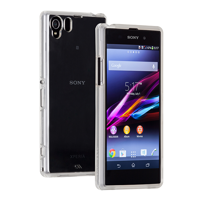 【XPERIA Z1 ケース】Hybrid Tough Naked Case, Clear/Clearサブ画像