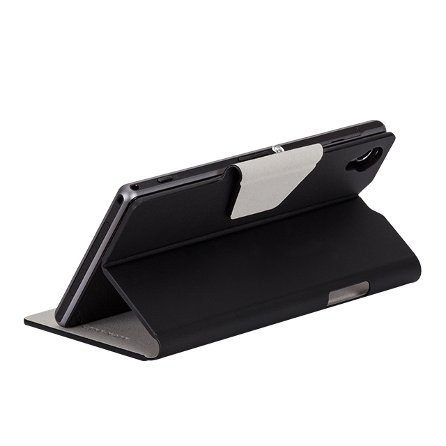 【XPERIA Z1 ケース】Slim Folio Case, Blackgoods_nameサブ画像