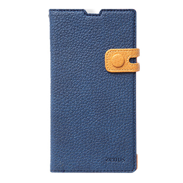 【XPERIA Z1 ケース】Masstige Italian PU Diary ネイビー