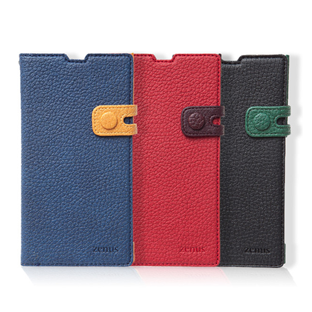 【XPERIA Z1 ケース】Masstige Italian PU Diary ネイビーgoods_nameサブ画像