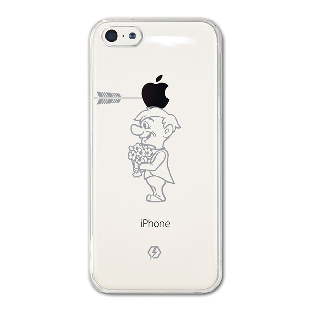 【iPhone5c ケース】CollaBorn デザインケース Smile unwillingly