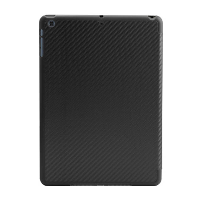 【iPad(9.7inch)(第5世代/第6世代)/iPad Air(第1世代) ケース】CarbonLook SHELL with Front cover ブラックgoods_nameサブ画像