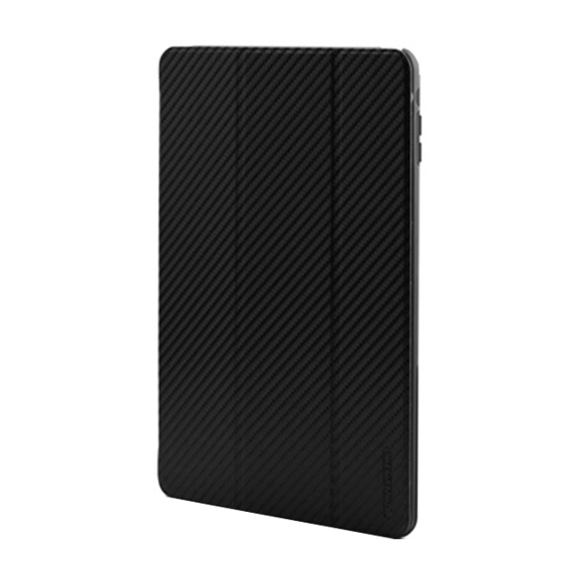 【iPad(9.7inch)(第5世代/第6世代)/iPad Air(第1世代) ケース】CarbonLook SHELL with Front cover ブラックgoods_nameサブ画像