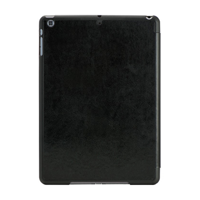 【iPad(9.7inch)(第5世代/第6世代)/iPad Air(第1世代) ケース】LeatherLook SHELL with Front cover Jet Blackサブ画像