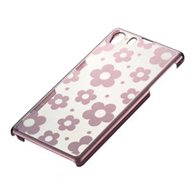 【XPERIA Z1 ケース】メタリックカバー フラワーgoods_nameサブ画像