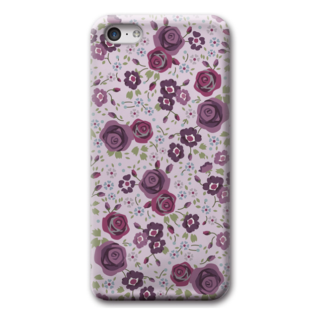 【iPhone5c ケース】Liberty ElegantRose パープル