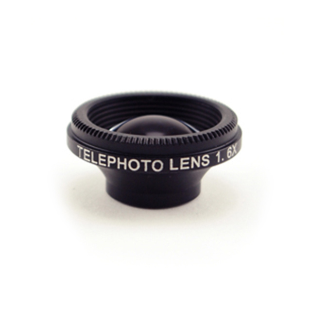 SCOOP LENS SYSTEM マグネットTYPE 1.6倍望遠レンズ BLACK