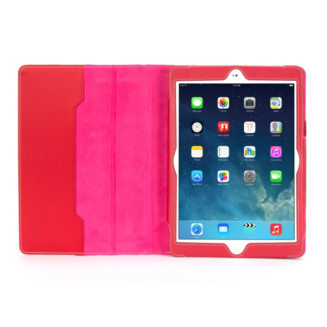 【iPad Air(第1世代) ケース】Back Bay Polka Folio Case Red/White/Pinkサブ画像