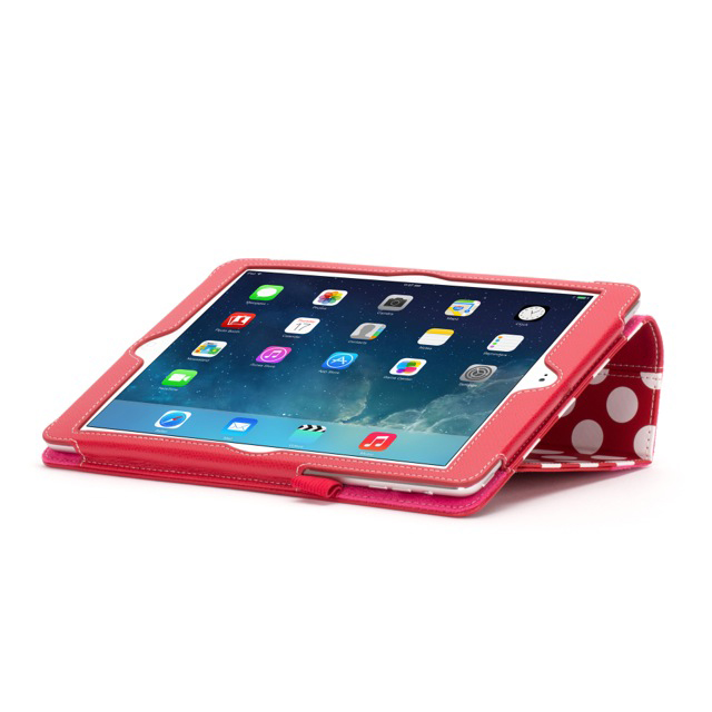 【iPad Air(第1世代) ケース】Back Bay Polka Folio Case Red/White/Pinkgoods_nameサブ画像