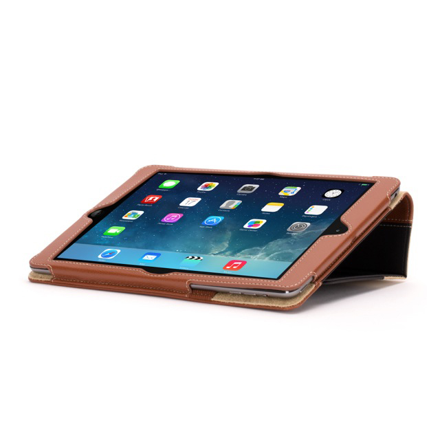 【iPad Air(第1世代) ケース】Back Bay Folio Case Black/Brownサブ画像