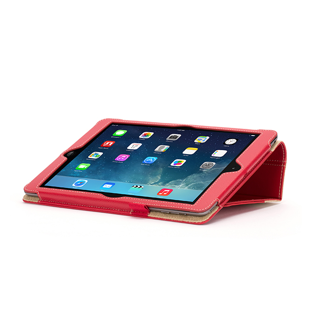 【iPad Air(第1世代) ケース】Back Bay Folio Case Red/Browngoods_nameサブ画像