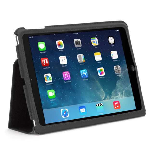 【iPad Air(第1世代) ケース】Slim Folio Case Black/Grayサブ画像