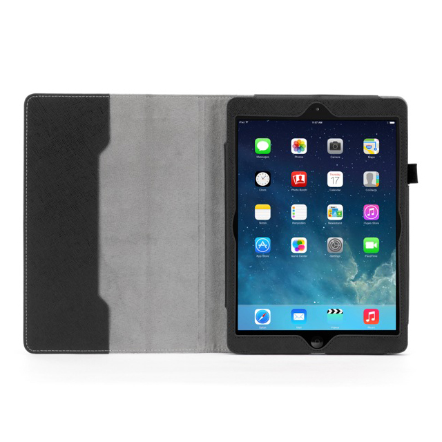 【iPad Air(第1世代) ケース】Folio Case Black/Grayサブ画像