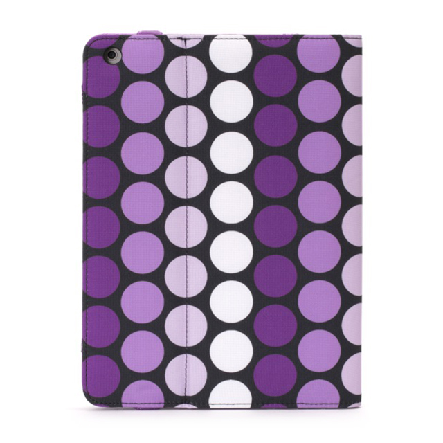 【iPad Air(第1世代) ケース】Passport-style Polka Folio Case Purpleサブ画像