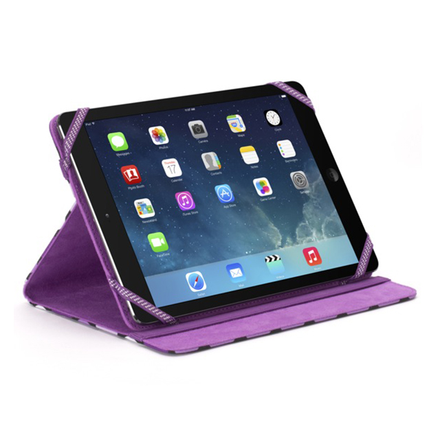 【iPad Air(第1世代) ケース】Passport-style Polka Folio Case Purplegoods_nameサブ画像