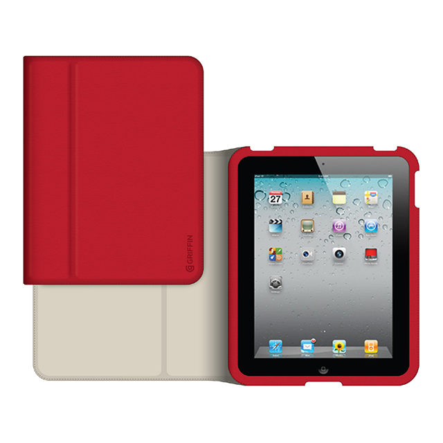 【iPad mini3/2/1 ケース】Slim Folio Case Red/Graygoods_nameサブ画像