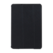 【iPad mini2/1 ケース】CarbonLook SHELL with Front cover for iPad mini カーボンブラック