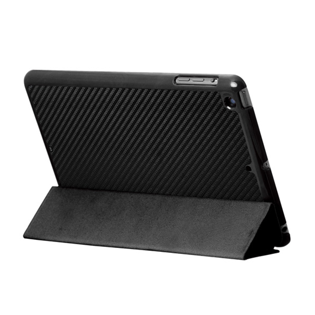 【iPad mini2/1 ケース】CarbonLook SHELL with Front cover for iPad mini カーボンホワイトサブ画像