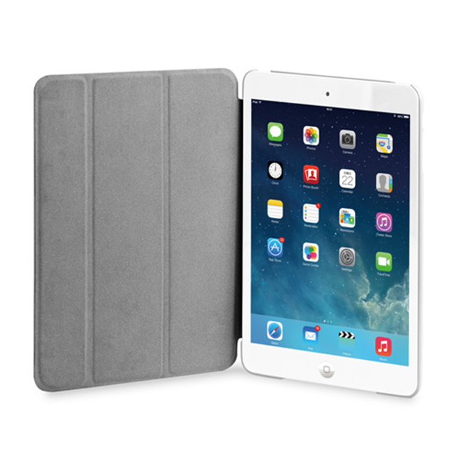 【iPad mini2/1 ケース】CarbonLook SHELL with Front cover for iPad mini カーボンホワイトサブ画像