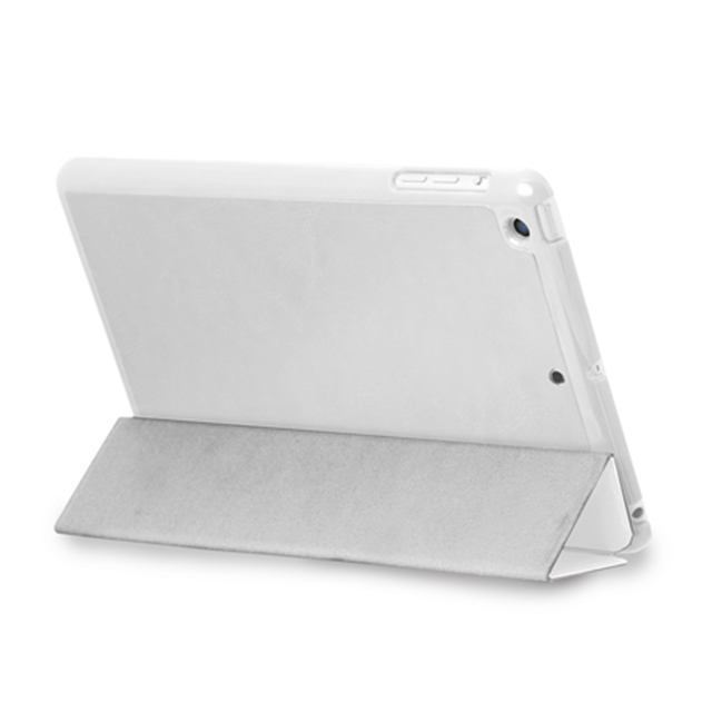 【iPad mini2/1 ケース】LeatherLook SHELL with Front cover for iPad mini スノーホワイトサブ画像