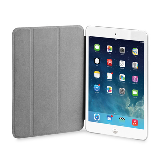 【iPad mini2/1 ケース】LeatherLook SHELL with Front cover for iPad mini パウダーブルーサブ画像