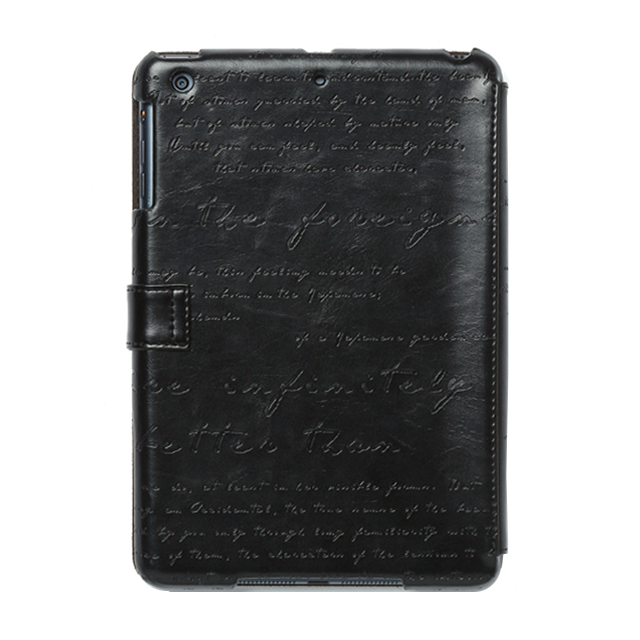 【iPad mini3/2/1 ケース】Masstige Lettering Diary ブラックgoods_nameサブ画像