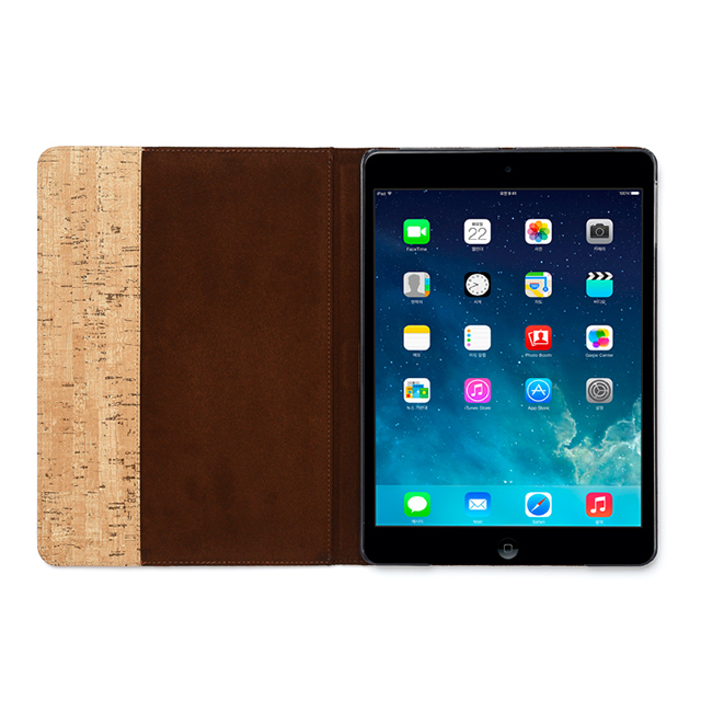 【iPad(9.7inch)(第5世代/第6世代)/iPad Air(第1世代) ケース】Masstige A-Cork Diary (グリーン)サブ画像