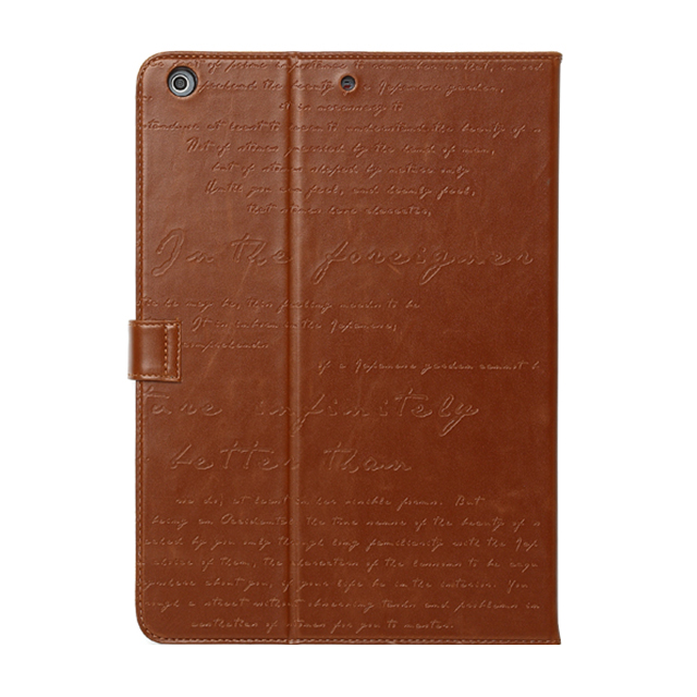 【iPad(9.7inch)(第5世代/第6世代)/iPad Air(第1世代) ケース】Masstige Lettering Diary (ブラウン)goods_nameサブ画像