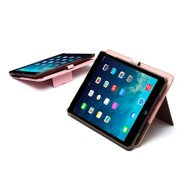 【iPad(9.7inch)(第5世代/第6世代)/iPad Air(第1世代) ケース】Masstige E-Note Diary (ピンク)サブ画像