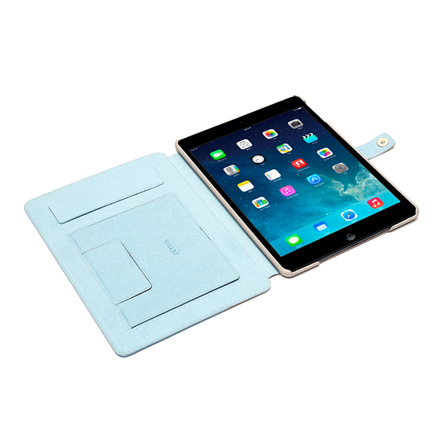 【iPad(9.7inch)(第5世代/第6世代)/iPad Air(第1世代) ケース】Masstige E-Note Diary (ブルー)サブ画像