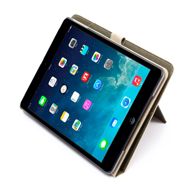 【iPad(9.7inch)(第5世代/第6世代)/iPad Air(第1世代) ケース】Cambridge Diary (カーキ)goods_nameサブ画像