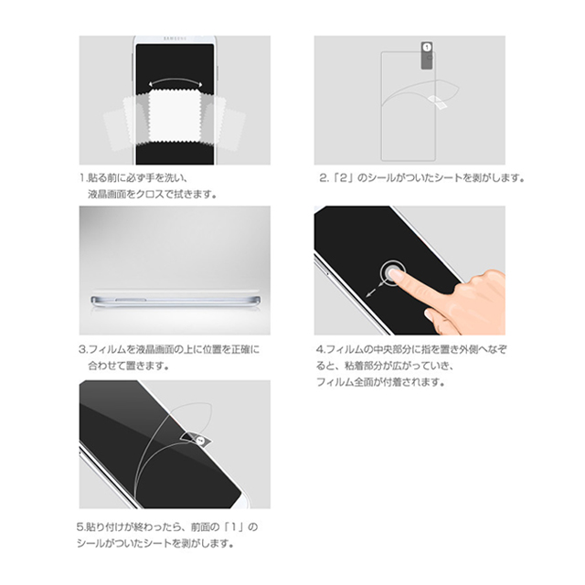 【XPERIA Z1 f フィルム】Luminous-R 強化ガラス液晶保護フィルムgoods_nameサブ画像