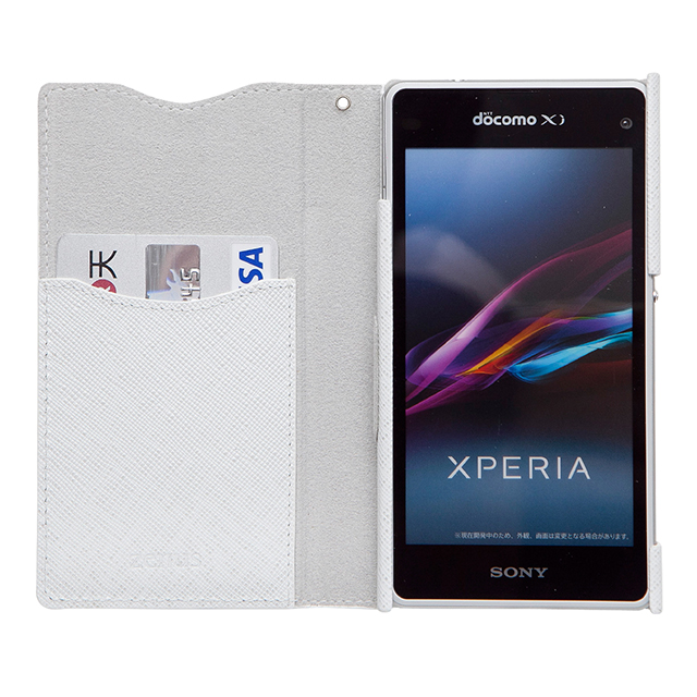 【XPERIA A2/Z1 f ケース】Prestige Minimal Diary (ホワイト)goods_nameサブ画像