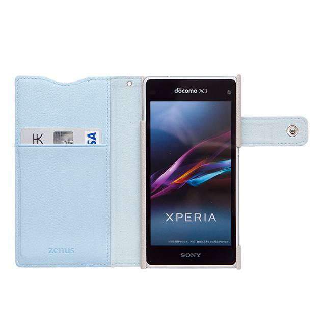 【XPERIA A2/Z1 f ケース】Masstige E-note Diary (ブルー)goods_nameサブ画像