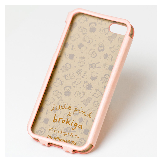 【iPhoneSE(第1世代)/5s/5 ケース】Little Pink ＆ Brokiga Case シングルタイプ (ブラウン)goods_nameサブ画像