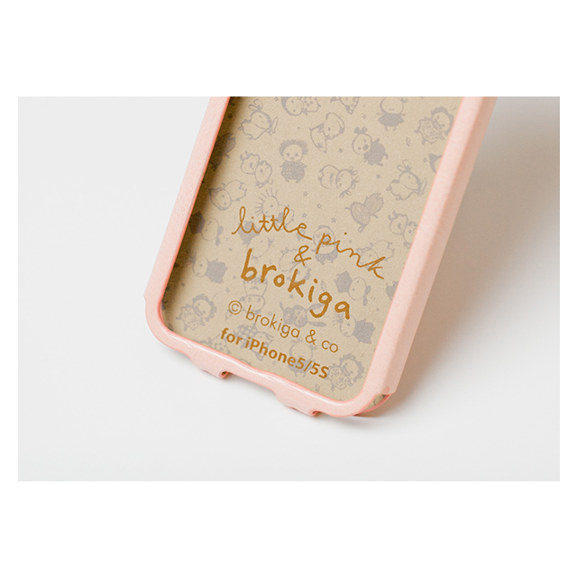 【iPhoneSE(第1世代)/5s/5 ケース】Little Pink ＆ Brokiga Case シングルタイプ (ブラウン)goods_nameサブ画像