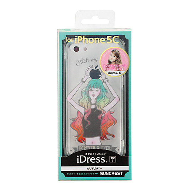 【iPhone5c ケース】Girls i クリアカバー キャッチgoods_nameサブ画像