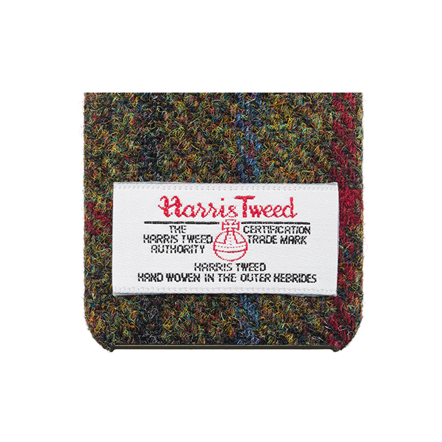 【iPhone5s/5 ケース】ファブリックカバー Harris Tweed (ブラウン・チェック)goods_nameサブ画像