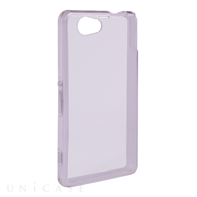 【XPERIA Z1 f ケース】Hybrid Tough Naked Case, Clear/Clear