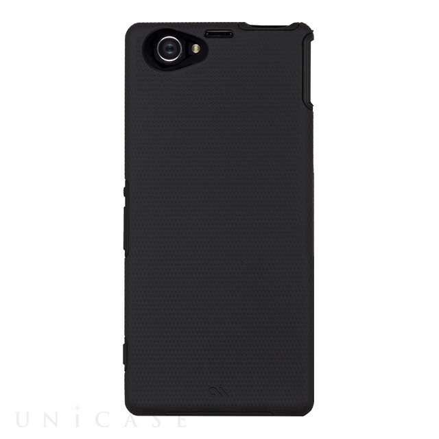 【XPERIA Z1 f ケース】Hybrid Tough Case, Black/Black