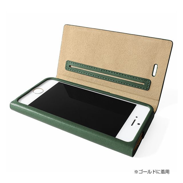 【iPhone5s/5 ケース】One-Sheet Leather Case グリーンgoods_nameサブ画像