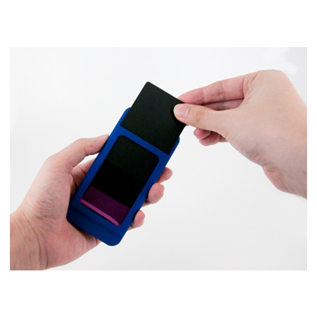 【iPhone5s/5 ケース】Bluevision OsaifuSlim for iPhone 5s/5 Blackサブ画像