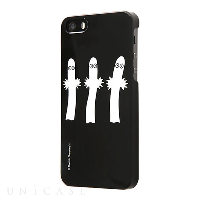 【iPhone5s/5 ケース】Moomin ニョロニョロ Black