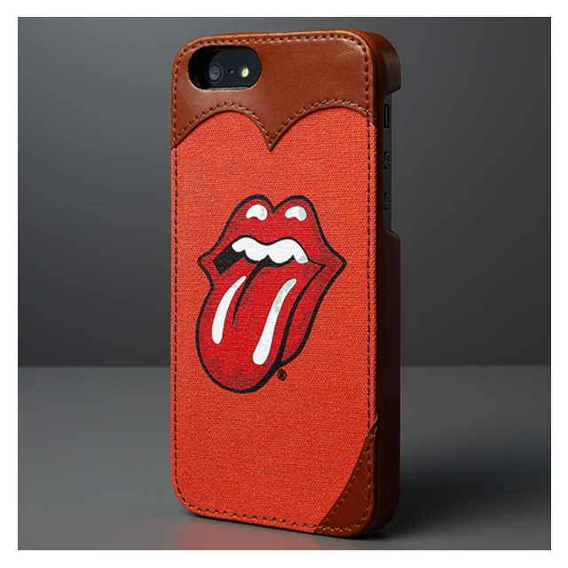 【iPhoneSE(第1世代)/5s/5 ケース】Rolling Stones Classic Tongue Cambridge Bar (オレンジ)goods_nameサブ画像