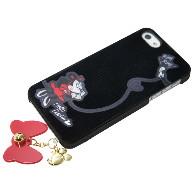 【限定】桃プロデュース【iPhone5s/5 ケース】Disney ミニーマウス(コーデュロイ) for iPhone5s/5サブ画像