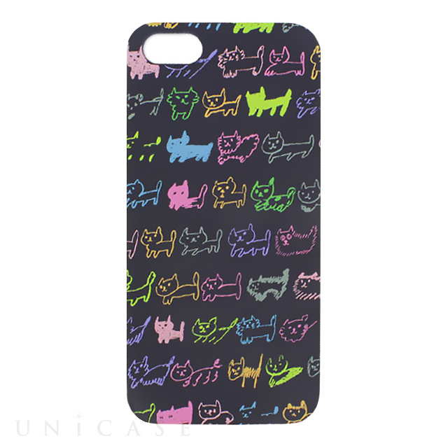 【iPhoneSE(第1世代)/5s/5 ケース】iPhone Case NEKO BORDER BCO S