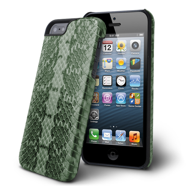 【iPhone5s/5 ケース】動物皮モンスターケース Monster-Snake グリーンgoods_nameサブ画像