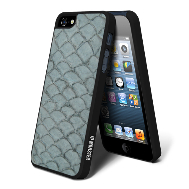 【iPhone5s/5 ケース】動物皮モンスターケース Monster-Grass carp ライトグレーgoods_nameサブ画像