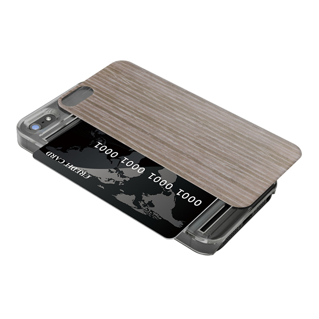 【iPhoneSE(第1世代)/5s/5 ケース】IC-COVER Wood (木目調ダイドウォーク)goods_nameサブ画像