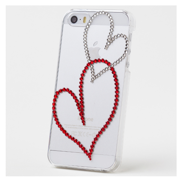 【iPhoneSE(第1世代)/5s/5 ケース】Bijou W Heart ～Point～goods_nameサブ画像